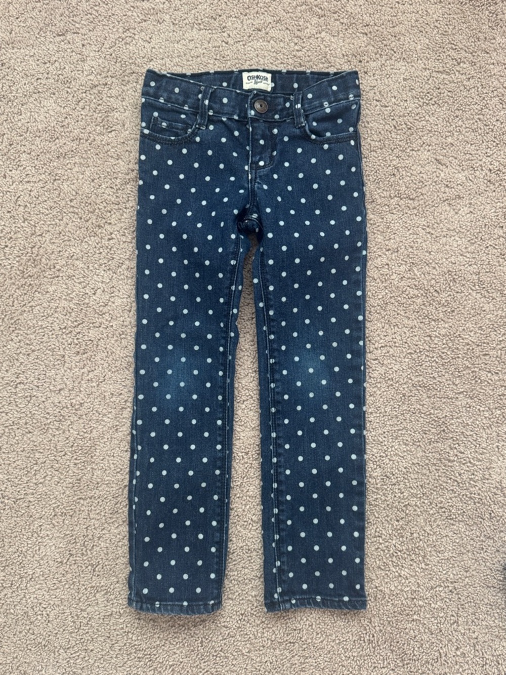 OshKosh B'gosh Toddler Girls' Polka Dot Jeans 5T
